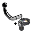 Trekhaak vast + kabelset 13P Hyundai i10 13-19